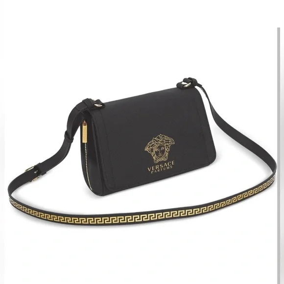 Versace Black and Gold Crossbody Bag - Picture 1 of 7
